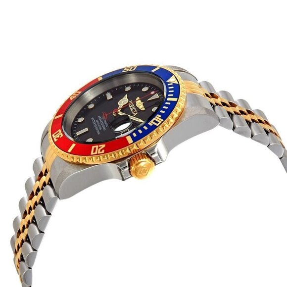 NWT Authentic Invicta Pro Diver Automatic Black Dial Pepsi Bezel Men's Watch - Picture 2 of 3